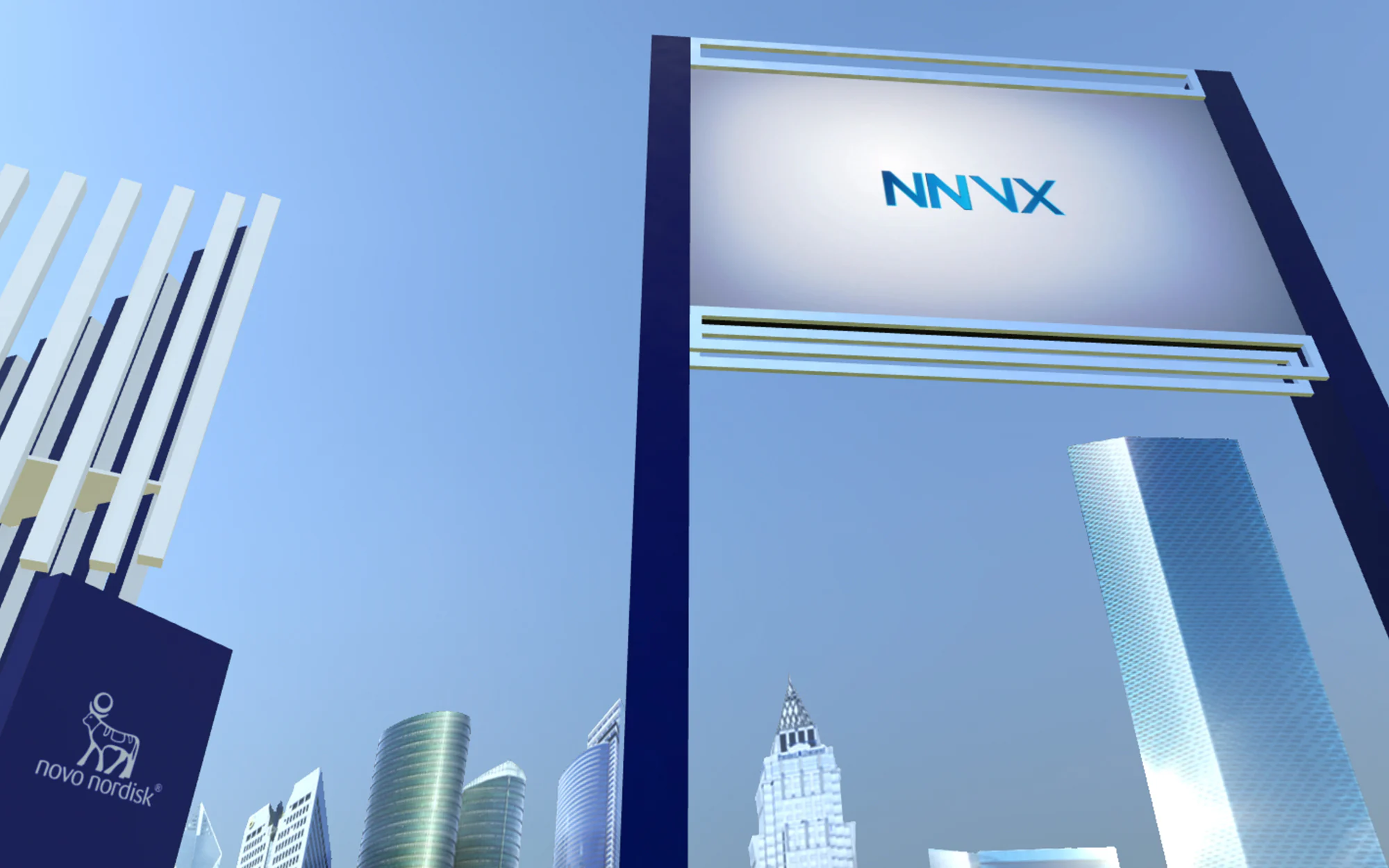 Novo Nordisk NNVX — Plataforma web 3D para transmisión en vivo