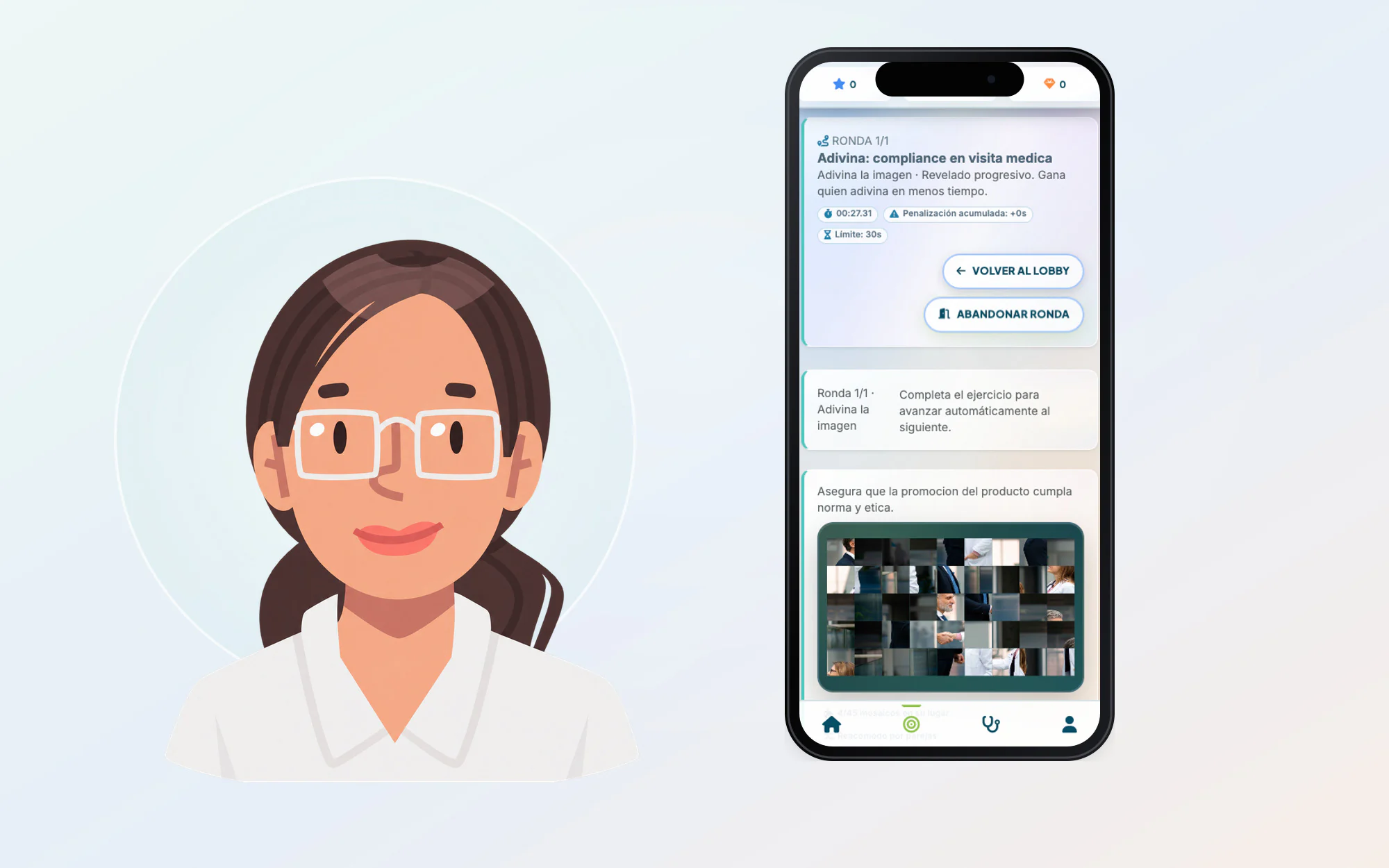 Avatar guía y Rally de PharmaPro presentados como experiencia móvil